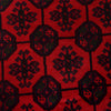 Bokhara Rug Handmade Deep Red Medallion 9x12 ft