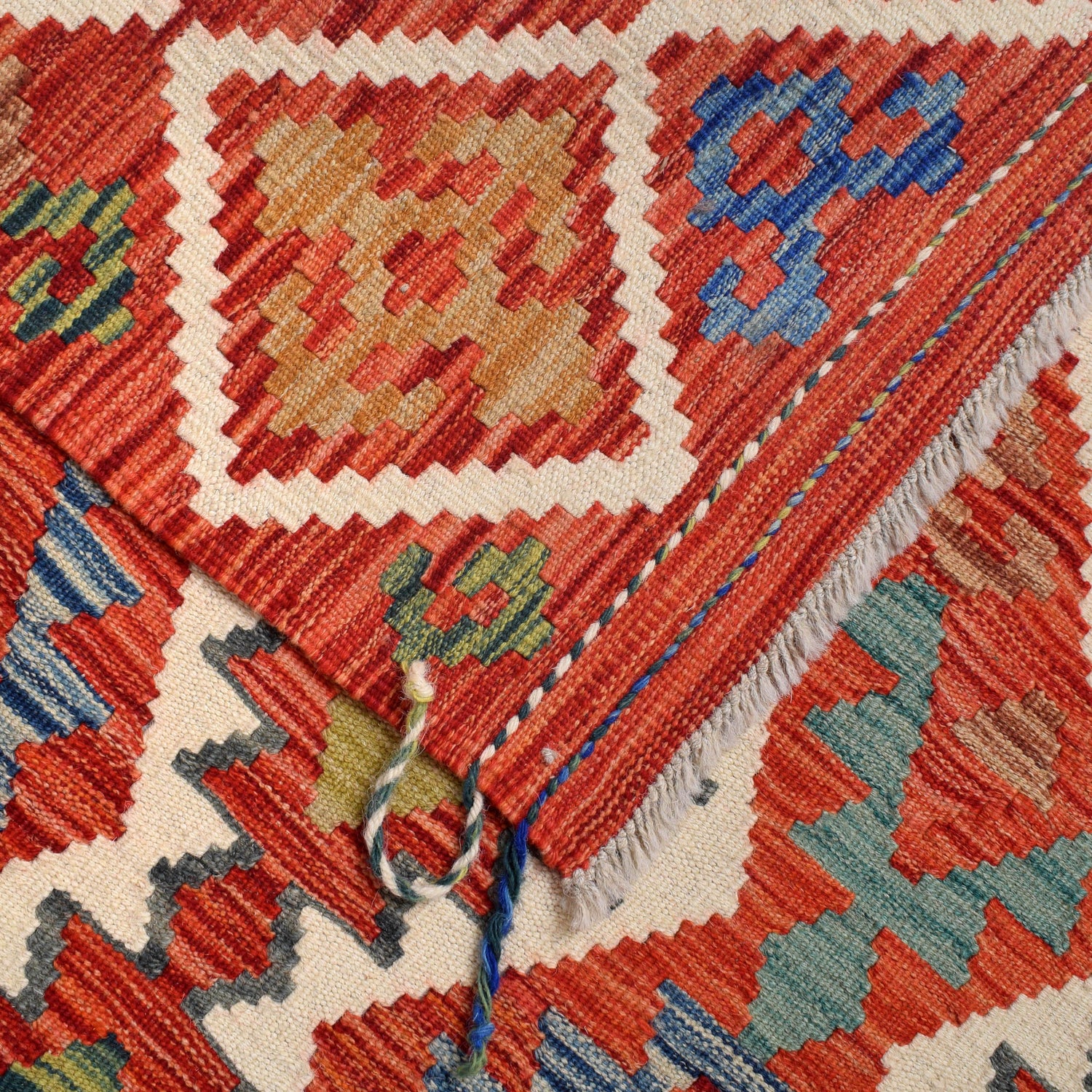 Handmade Multi Kilim Geometric 8x10 ft