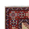 Kazak Rug Handmade Ivory Medallion 3x5 ft