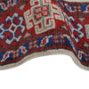 Kazak Rug Handmade Ivory Medallion 3x5 ft