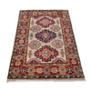Kazak Rug Handmade Ivory Medallion 2x4 ft