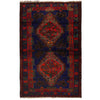 Baluchi Rug Handmade Multi Geometric 4x6 ft
