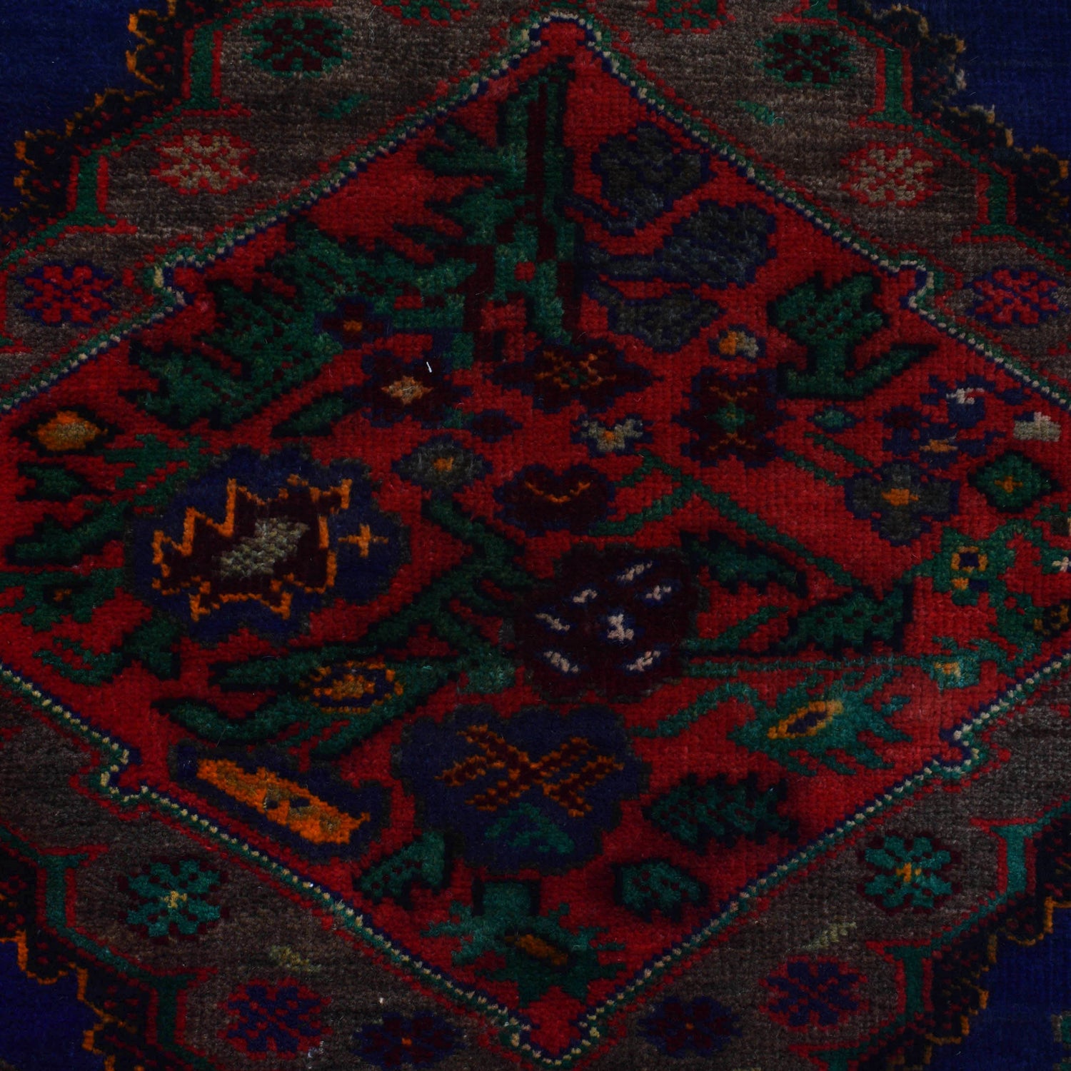 Baluchi Rug Handmade Multi Geometric 4x6 ft