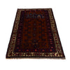Baluchi Rug Handmade Brown Prayer Design 2x4 ft