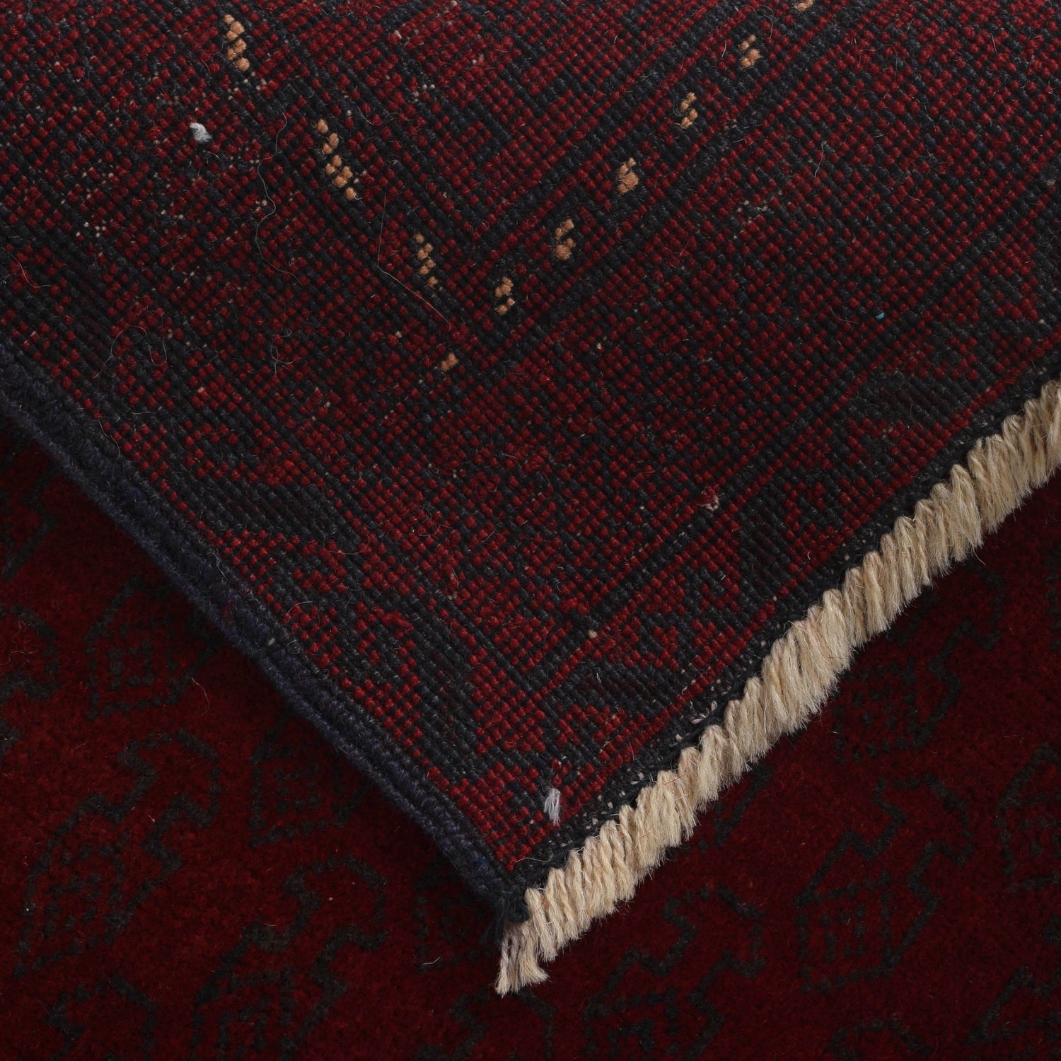 Baluchi Rug Handmade Red Prayer Design 2x4 ft