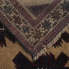Baluchi Rug Handmade Multi Geometric 3x5 ft