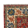Oushak Area Rug Handmade Firebrick Floral 4x6 ft