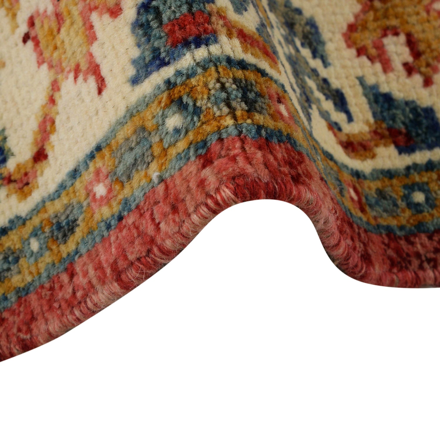Oushak Area Rug Handmade Firebrick Floral 4x6 ft