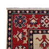 Kazak Rug Handmade Ivory Medallion 3x5 ft