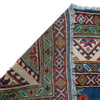 Kazak Rug Handmade Blue Medallion 5x8 ft