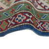 Kazak Rug Handmade Blue Medallion 5x8 ft
