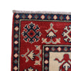 Kazak Rug Handmade Ivory Medallion 3x5 ft