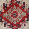 Kazak Rug Handmade Ivory Medallion 3x5 ft