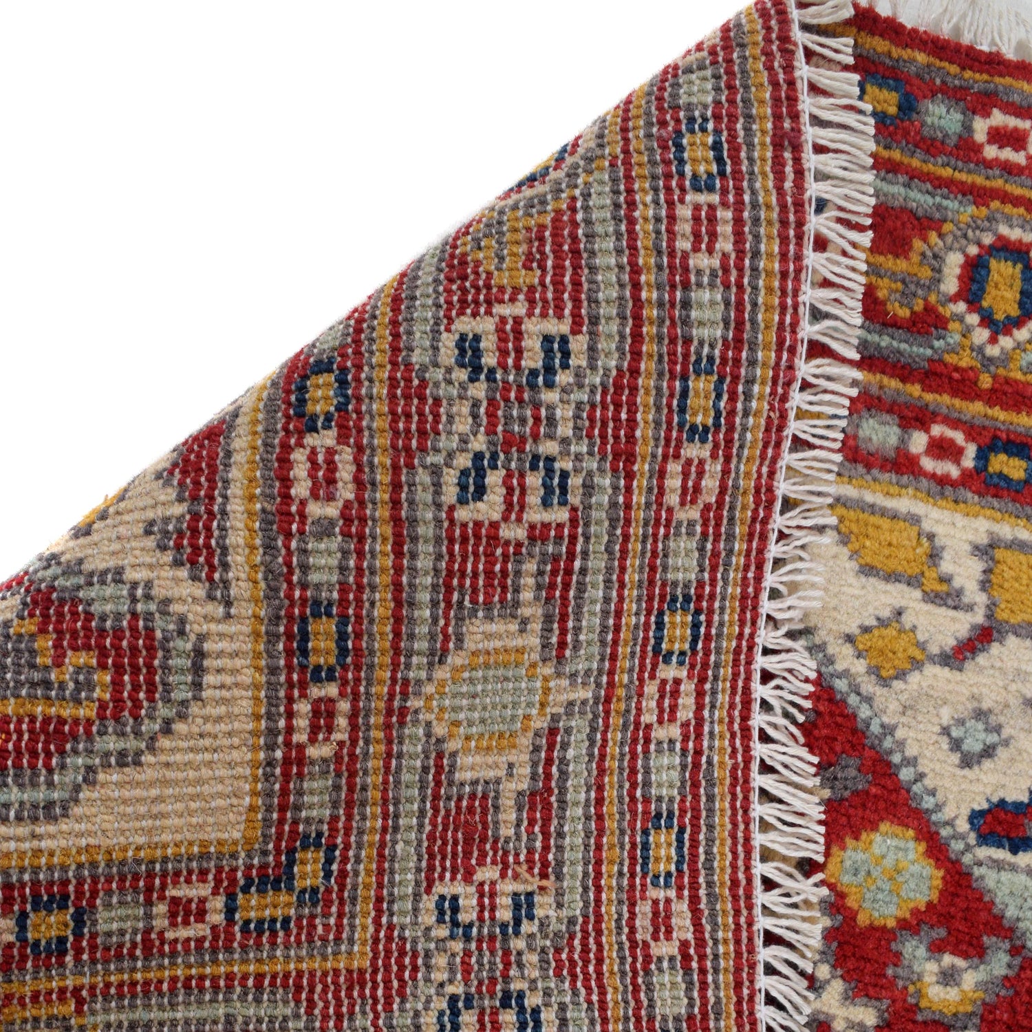Heriz Area Rug Handmade Red Medallion 2x4 ft