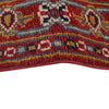 Heriz Area Rug Handmade Red Medallion 2x4 ft