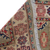 Kazak Rug Handmade Gray Medallion 2x4 ft