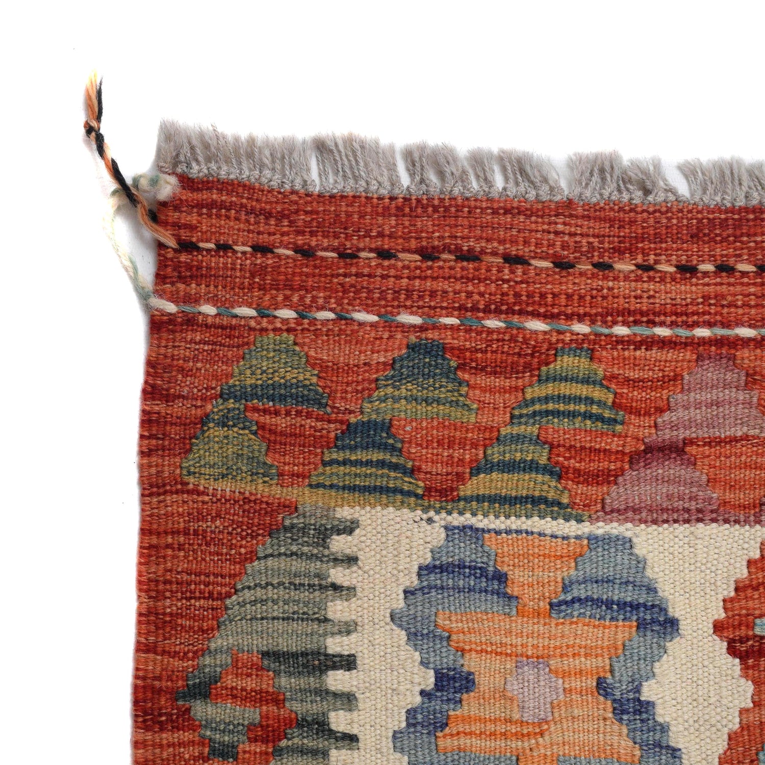 Handmade Multi Kilim Geometric 8x10 ft