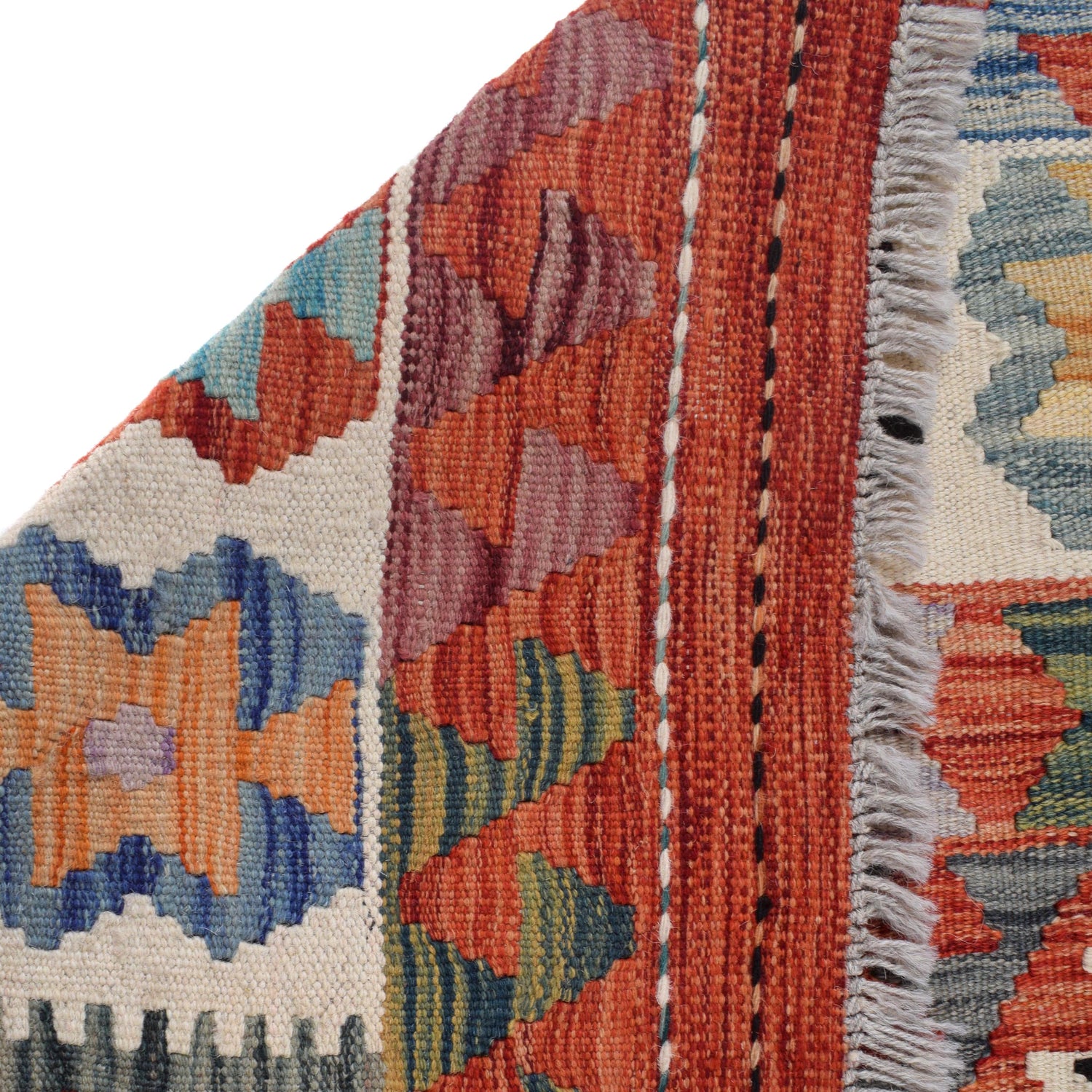 Handmade Multi Kilim Geometric 8x10 ft