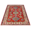 Kazak Rug Handmade Red Medallion 4x6 ft