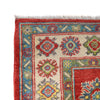 Kazak Rug Handmade Red Medallion 4x6 ft