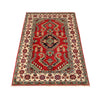 Kazak Rug Handmade Red Medallion 2x4 ft