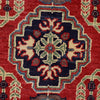 Kazak Rug Handmade Red Medallion 2x4 ft