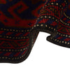 Baluchi Rug Handmade Red Geometric 4x6 ft