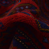 Baluchi Rug Handmade Red Geometric 4x6 ft