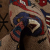 War Area Rug Handmade Brown Tank + Helicopter 3x5 ft