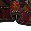 War Area Rug Handmade Brown Tank + Helicopter 2x4 ft