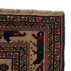 War Area Rug Handmade Brown Tank + Riffle + Helicopter 7x10