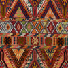 Nakhunak Kilim Area Rug Handmade Multi Geometric 5x6 ft