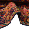 Nakhunak Kilim Area Rug Handmade Multi Geometric 5x6 ft