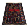 Baluchi Rug Handmade Multi Geometric 2x4 ft