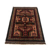 Baluchi Rug Handmade Multi Geometric 3x5 ft