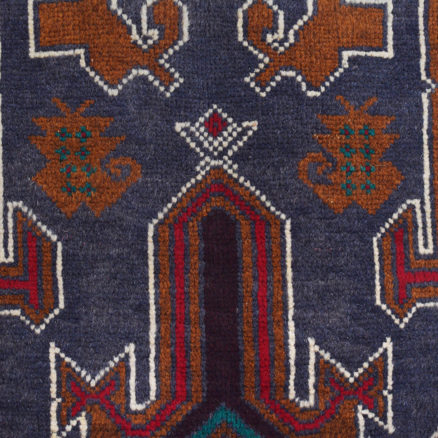 Baluchi Rug Handmade Multi Geometric 3x5 ft
