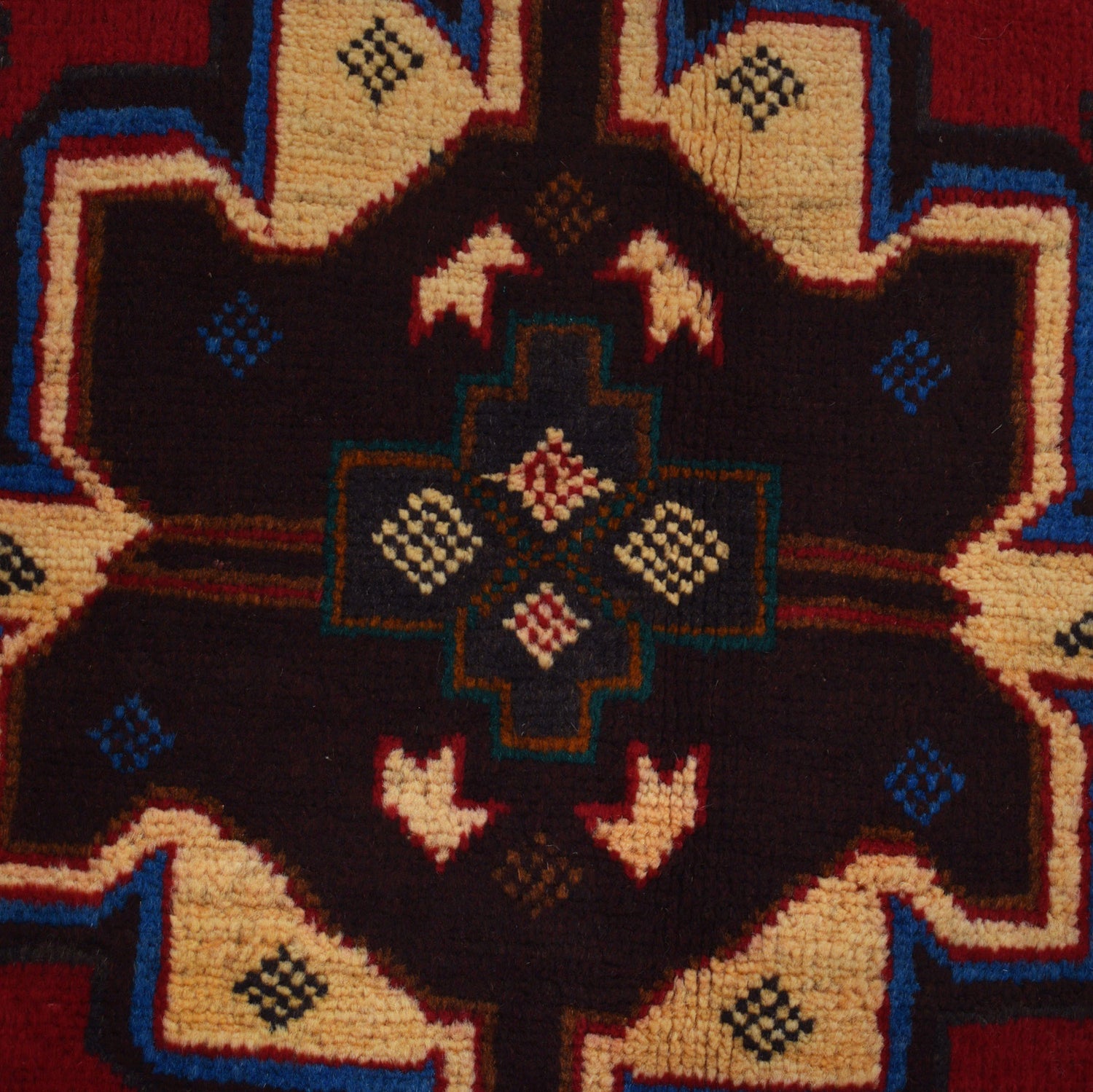 Baluchi Rug Handmade Multi Geometric 3x5 ft
