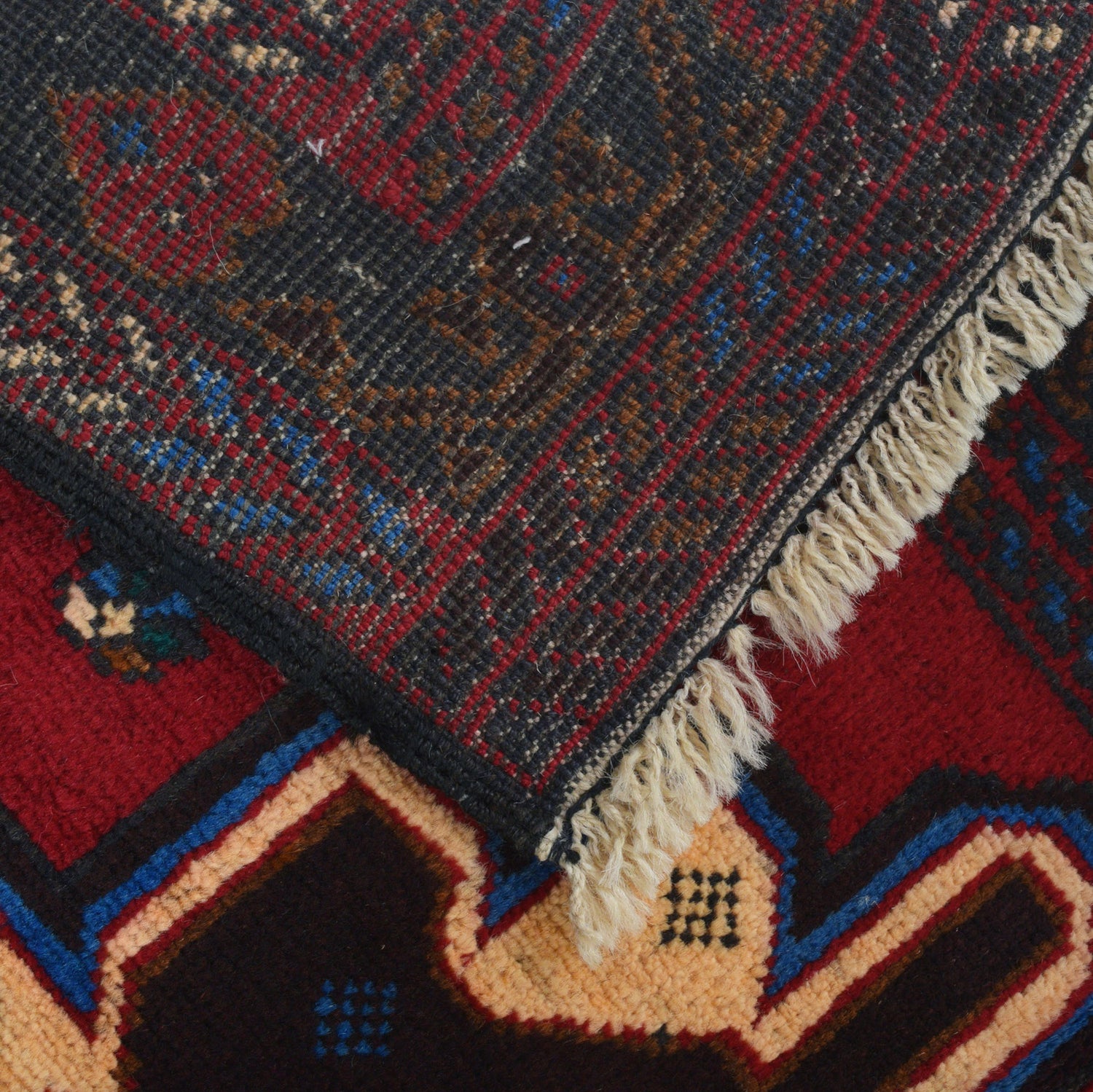 Baluchi Rug Handmade Multi Geometric 3x5 ft