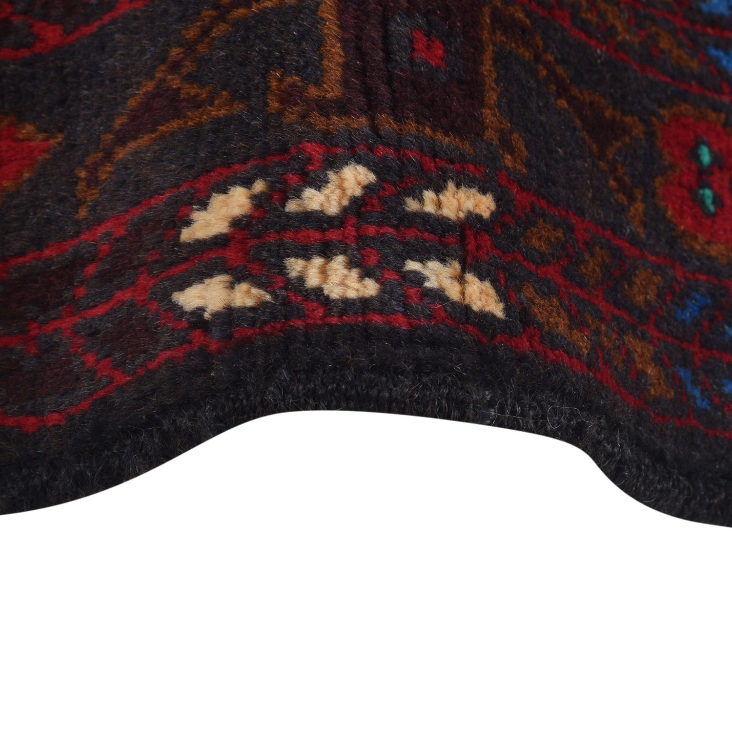 Baluchi Rug Handmade Multi Geometric 3x5 ft