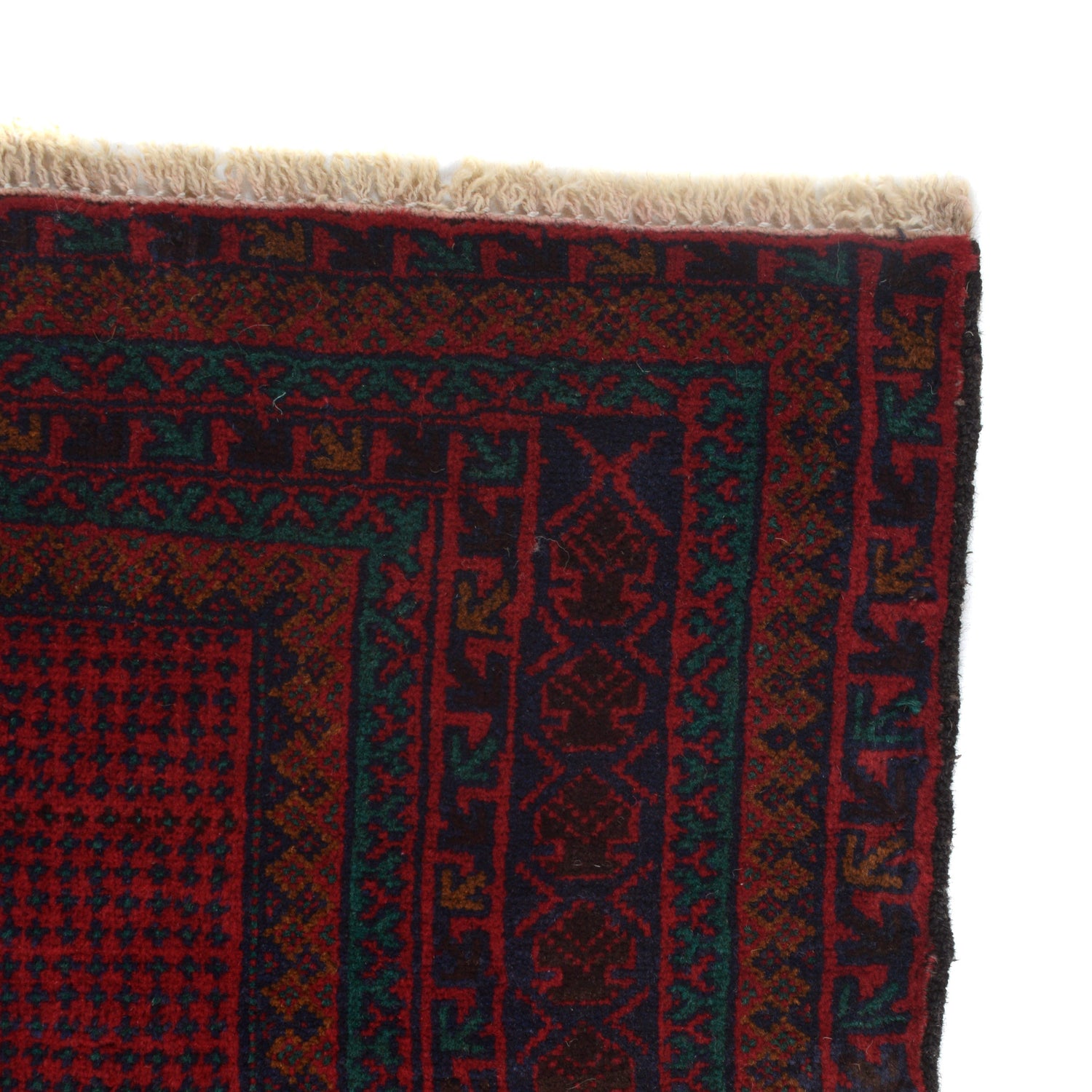 Baluchi Rug Handmade Red Prayer Design 3x5 ft