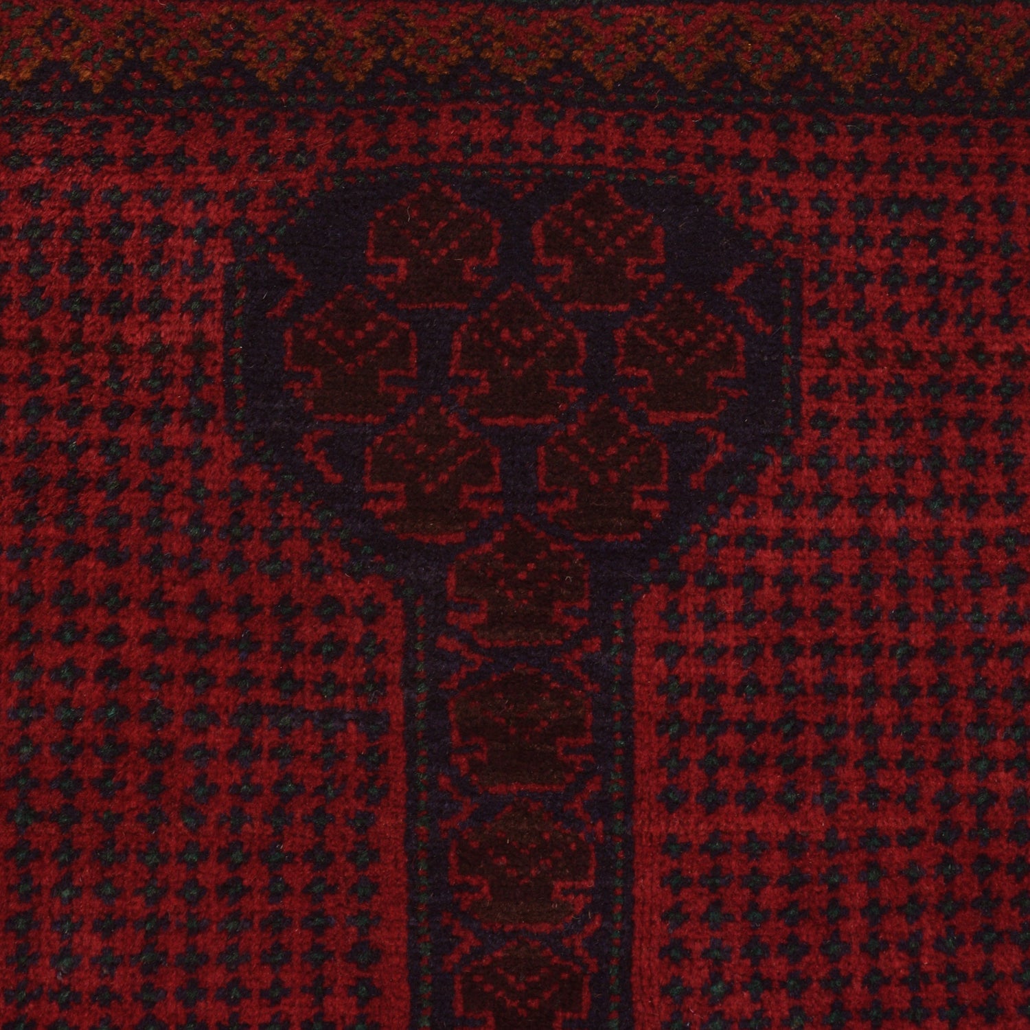 Baluchi Rug Handmade Red Prayer Design 3x5 ft