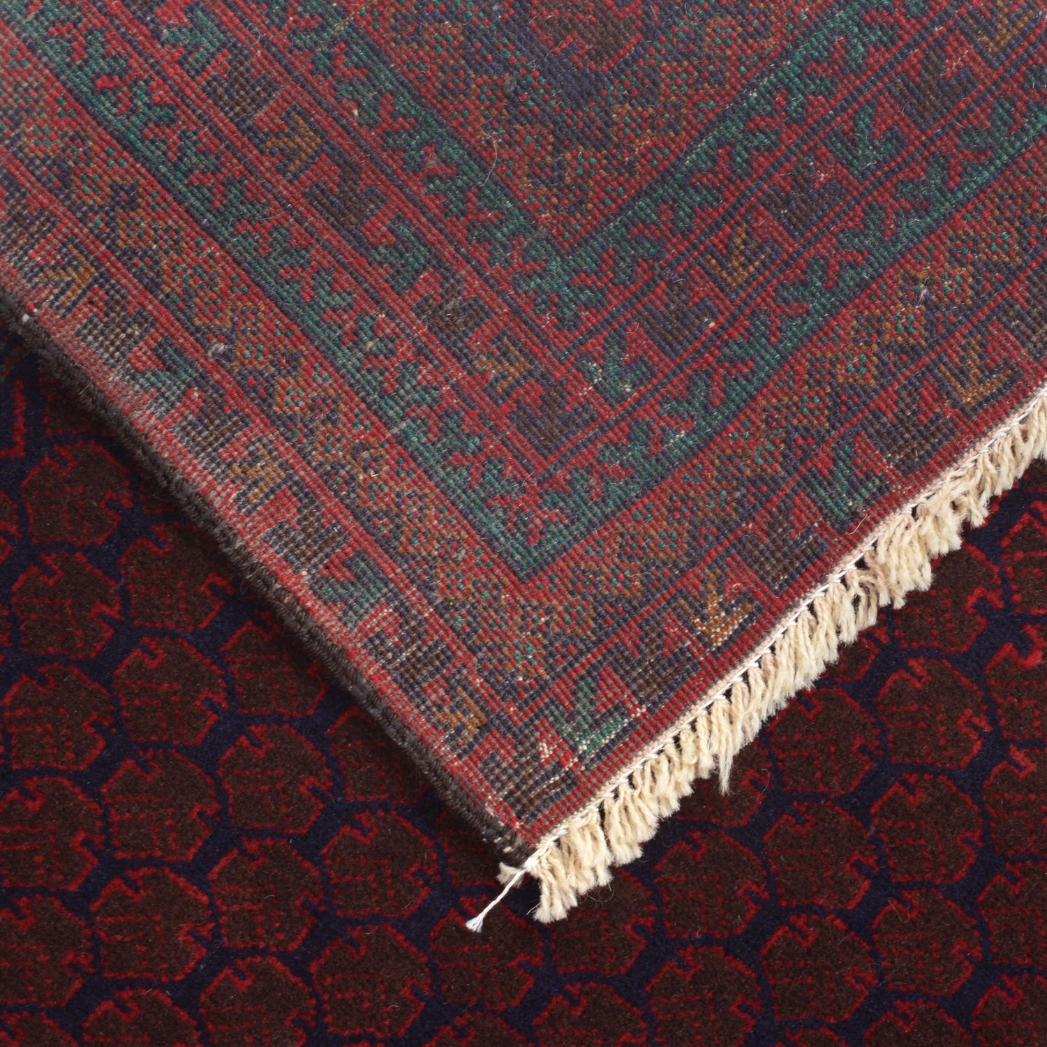 Baluchi Rug Handmade Red Prayer Design 3x5 ft
