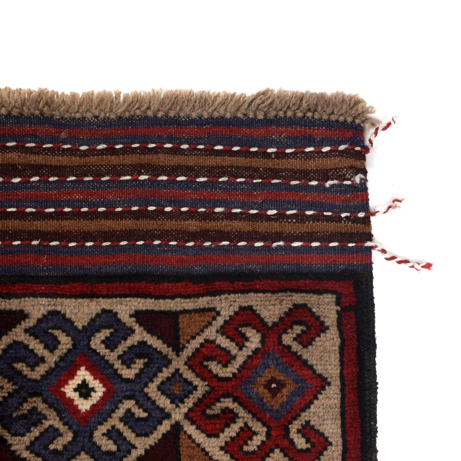 War Area Rug Handmade Brown Tank + Helicopter 4x6 ft