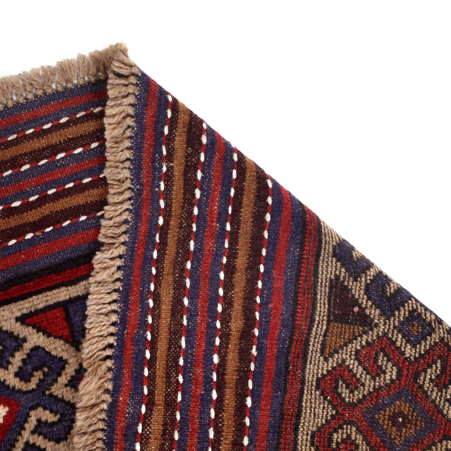 War Area Rug Handmade Brown Tank + Helicopter 4x6 ft