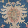 Ziegler Area Rug Handmade Deep Teal Blue Floral 10x13 ft