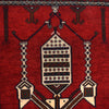 Baluchi Rug Handmade Red Prayer Design 2x4 ft