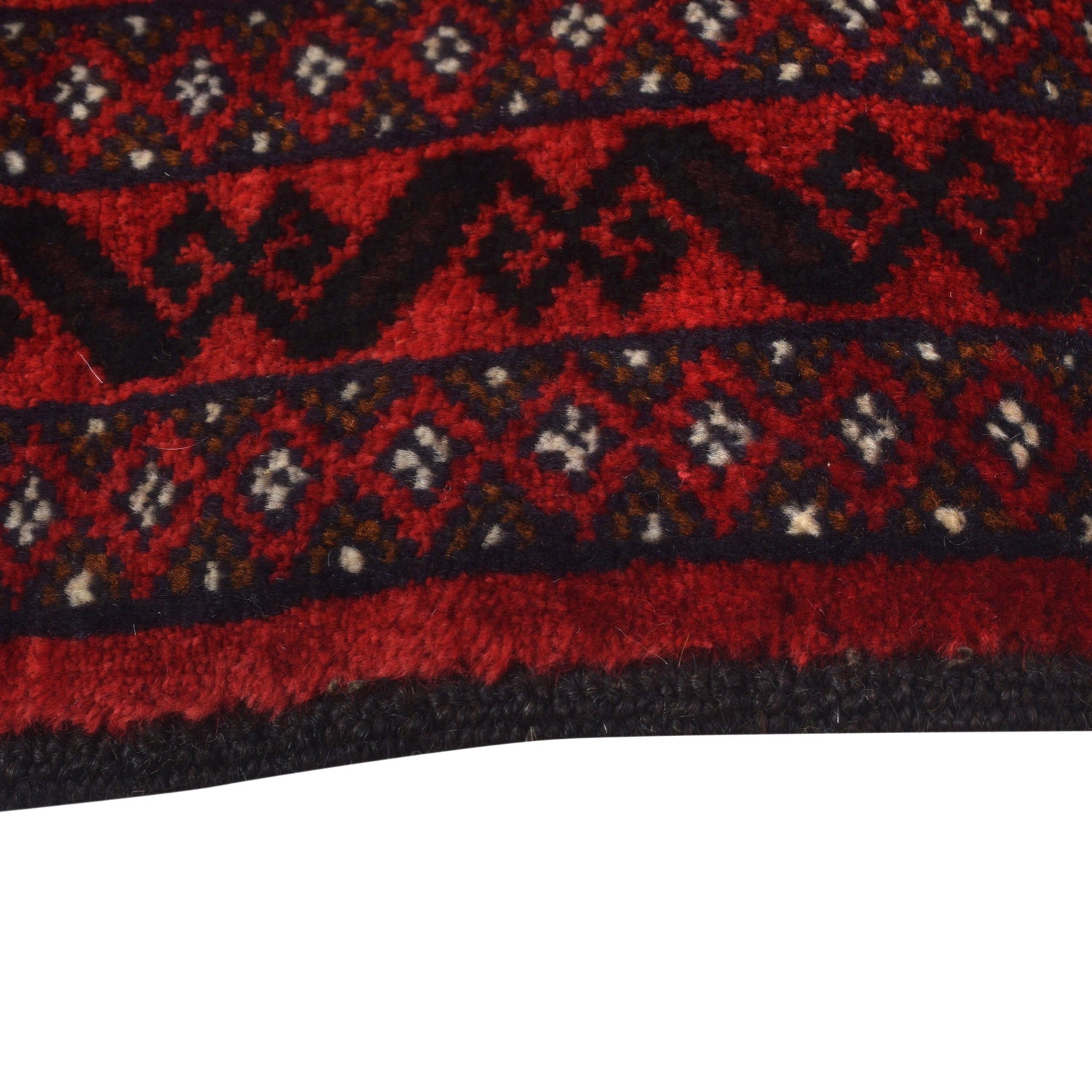 Baluchi Rug Handmade Red Prayer Design 2x4 ft