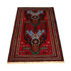 Baluchi Rug Handmade Multi Geometric 3x5 ft
