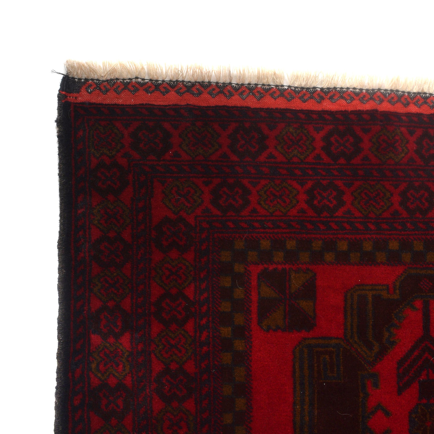 Baluchi Rug Handmade Multi Geometric 3x5 ft