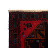 Baluchi Rug Handmade Red Geometric 3x5 ft